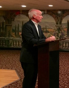 Rep. Joe Courtney speaks at the annual Democrat of the Year banquet, Bolton, CT, September  21, 2015.